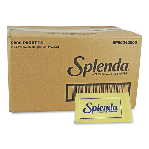 No Calorie Sweetener Packets, 0.035 oz Packets, 400/Box, 6 Boxes/Carton No Calorie Sweetener Packets, 0.035 oz Packets, 400/Box, 6 Boxes/Carton