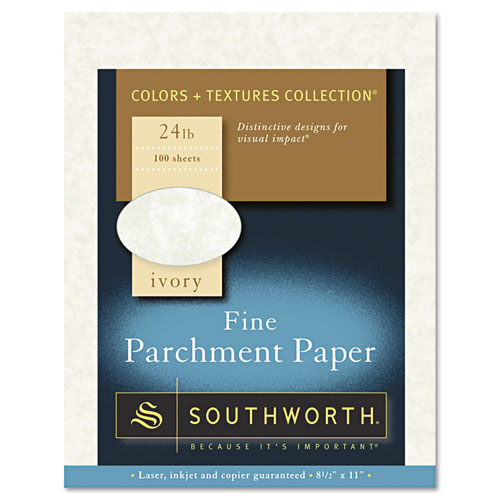 Paper & Printable Media/Loose Paper Parchment Specialty Paper Blue 24 Lbs 8-1/2 X 11 100/Box Product Category Southworth 