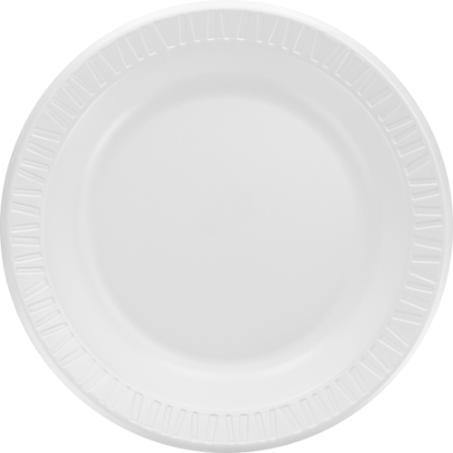 Dart Quiet Classic 10.3 inch White Foam Plate - Betty Mills