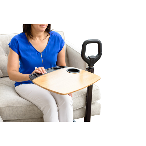 SRX2050 - Stander - Assist-A-Tray - Bamboo Swivel Tray & Support Handle
