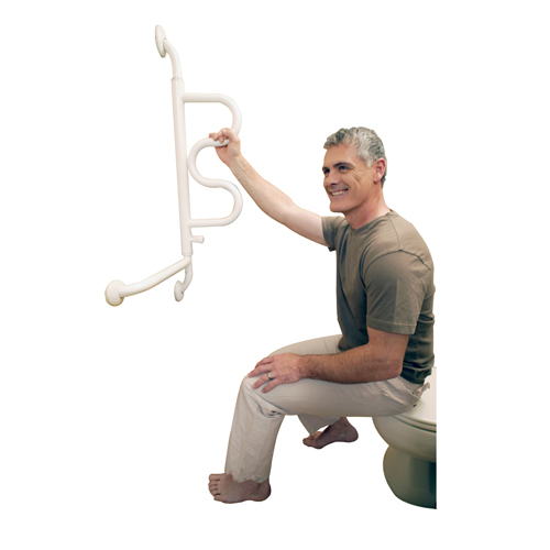 SRX9000 - Stander - Curve Grab Bar - Rotating Wall-Mounted Bathroom Assist Handle
