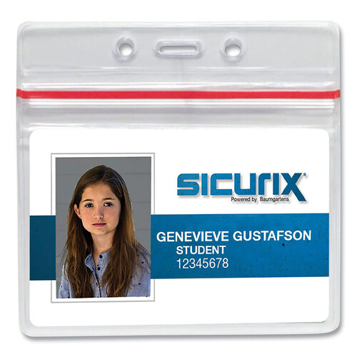 SICURIX® Sealable Cardholder - Baumgartens SRXBAU47830 PK - Betty Mills