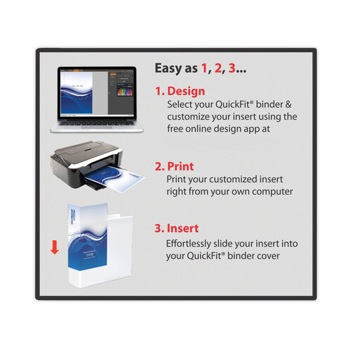 STW94050 - Stride Writing - QuickFit Ledger D-Ring View Binder, 3 Rings, 3&quot; Capacity, 11 x 17, White