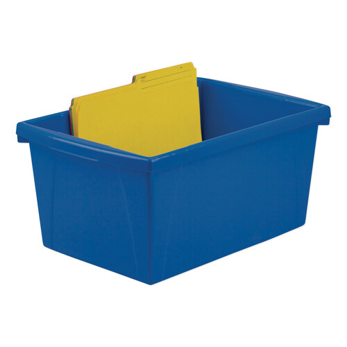 STX61515U06C - Storex - Storage Bins, 5.5 gal, 10.63 x 15.63 x 8, Randomly Assorted Colors