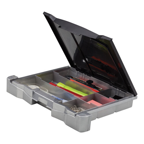 STX61523U01C - Storex - Portable File Box with Drawer, Letter Files, 14&quot; x 11.25&quot; x 14.5&quot;, Black