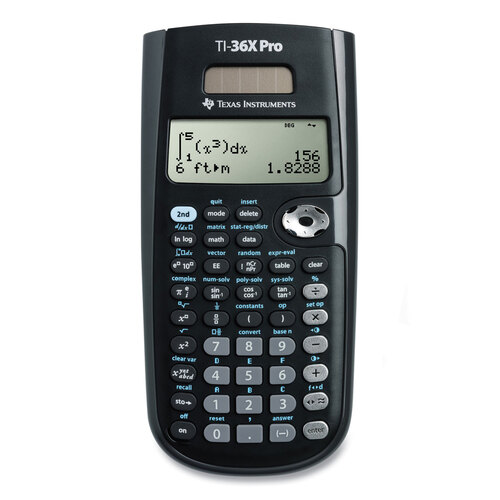 TEXTI36XPRO - Texas Instruments - TI-36X Pro Scientific Calculator, 16-Digit LCD