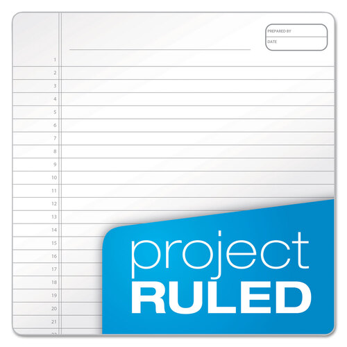 TOP20813 - Ampad - Gold Fibre Wirebound Project Notes Pad, Project-Management Format, Gray Cover, 70 White 8.5 x 11.75 Sheets