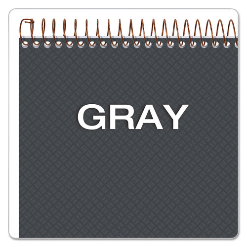TOP20813 - Ampad - Gold Fibre Wirebound Project Notes Pad, Project-Management Format, Gray Cover, 70 White 8.5 x 11.75 Sheets