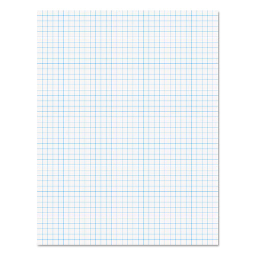 TOP22030C - Ampad - Quadrille Pads, Quadrille Rule (4 sq/in), 50 White (Standard 15 lb Bond) 8.5 x 11 Sheets