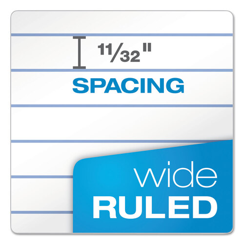 TOP8030 - Tops - Reporter&rsquo;s Notepad, Wide/Legal Rule, White Cover, 70 White 4 x 8 Sheets, 12/Pack