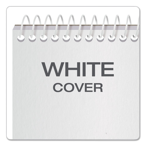 TOP8030 - Tops - Reporter&rsquo;s Notepad, Wide/Legal Rule, White Cover, 70 White 4 x 8 Sheets, 12/Pack