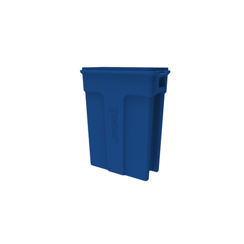Trash Bags, Street Tuff, 38 x 55, Blue Recycle, 58 Gallon, 100