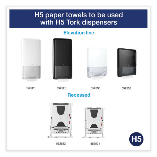 TRK105065 - Essity - PeakServe Continuous Hand Towel, 7.91 x 8.85, White, 410 Wipes/Pack, 12 Packs/Carton