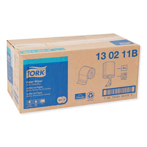 TRK130211B - Essity - Paper Wiper, Centerfeed, 2-Ply, 9 x 13, White, 800/Roll, 2 Rolls/Carton