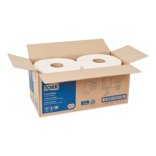 TRK130211B - Essity - Paper Wiper, Centerfeed, 2-Ply, 9 x 13, White, 800/Roll, 2 Rolls/Carton