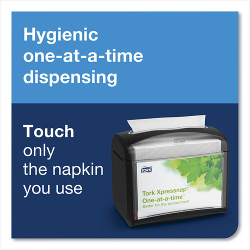 TRK6232100 - Essity - Xpressnap Tabletop Napkin Dispenser, 7.9 x 5.6 x 7.9, Black