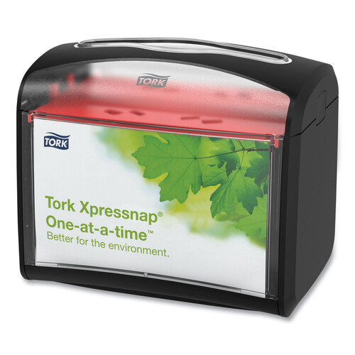 TRK6232100 - Essity - Xpressnap Tabletop Napkin Dispenser, 7.9 x 5.6 x 7.9, Black