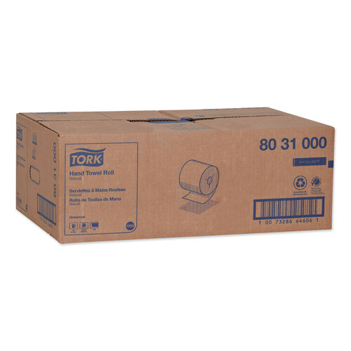 TRK8031000 - Essity - Universal Hand Towel Roll, Notched, 8&quot; x 1000 ft, Natural, 6 Rolls/Carton
