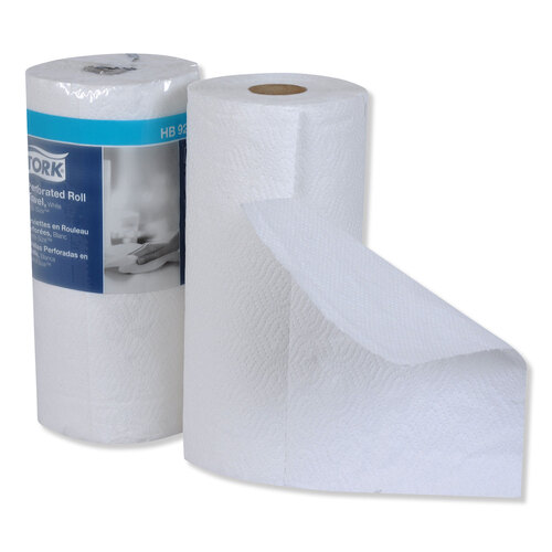 TRKHB9201 - Essity - Tork&reg; HB9201 Handi-Size Perforated Paper Roll Towel, 2-Ply, 11" W x 6.75" L, White, (Carton of 30 Rolls, 120 per Roll, 3,600 Towels)