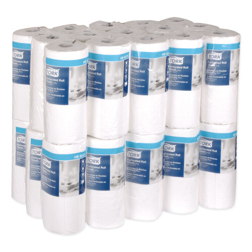 TRKHB9201 - Essity - Tork&reg; HB9201 Handi-Size Perforated Paper Roll Towel, 2-Ply, 11" W x 6.75" L, White, (Carton of 30 Rolls, 120 per Roll, 3,600 Towels)