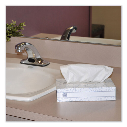 TRKTF6710A - Essity - Universal Facial Tissue, 2-Ply, White, 100 Sheets/Box, 30 Boxes/Carton