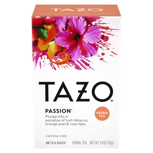 Tea Bags, Passion, 20/Box, 6 Boxes/Carton Tea Bags, Passion, 20/Box, 6 Boxes/Carton