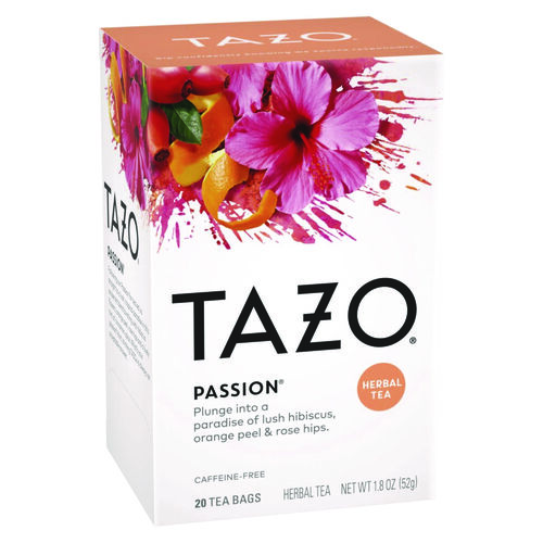 Tea Bags, Passion, 20/Box, 6 Boxes/Carton Tea Bags, Passion, 20/Box, 6 Boxes/Carton