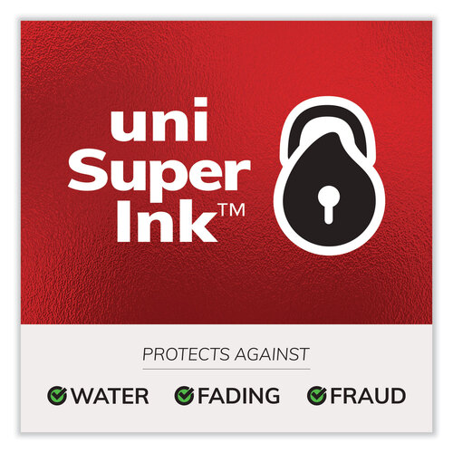UBC1745148 - Uni-Ball - Signo 207 Gel Pen, Retractable, Medium 0.7 mm, Black Ink, Pink Barrel, 2/Pack