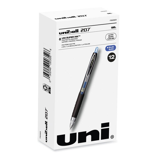 Fine Uni Ball 207 Pens Uni-ball Uniball® 207™ Gel Ultra Micro Gel Pen