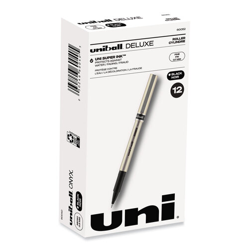 Uniball Vision Uni-ball Onyx Roller Ball Stick Dye-Based Pen, Blue