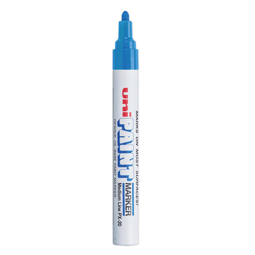 UBC63603 - Uni-Ball - Permanent Marker, Medium Bullet Tip, Blue