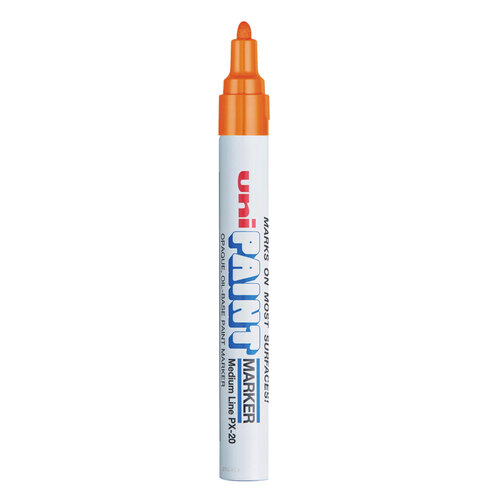 UBC63607 - Uni-Ball - Permanent Marker, Medium Bullet Tip, Orange