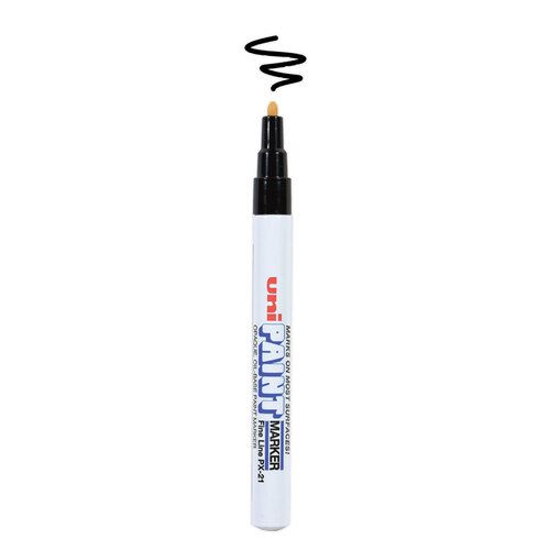 UBC63701 - Uni-Ball - Permanent Marker, Fine Bullet Tip, Black