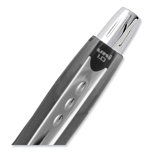 UBC73832 - Uni-Ball - Jetstream Retractable Ballpoint Pen, Bold 1 mm, Black Ink, Black Barrel