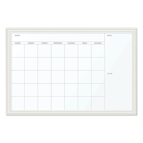 U Brands White Frame, Dry Erase Board, White