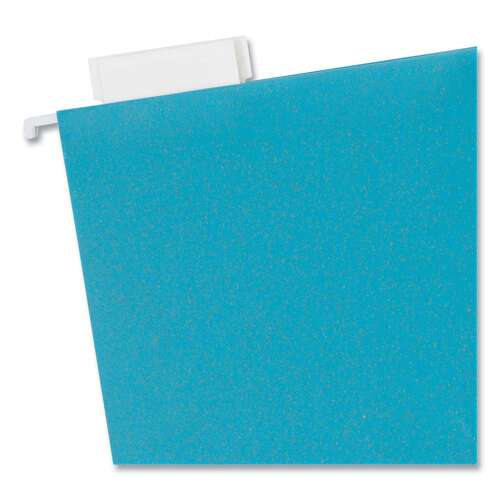 UBR6596U0112 - U Brands - U-Eco Hanging File Folders, Letter Size, 1/5-Cut Tabs, Assorted, 12/Pack