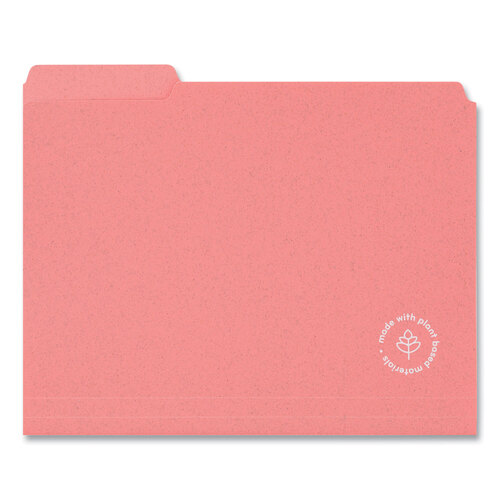 UBR6597U0112 - U Brands - U-Eco Poly File Folders, 1/3 Cut Tabs: Assorted, Letter Size, 0.5&quot; Expansion, Assorted Colors, 24/Pack