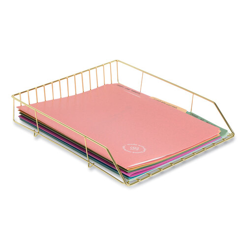UBR6597U0112 - U Brands - U-Eco Poly File Folders, 1/3 Cut Tabs: Assorted, Letter Size, 0.5&quot; Expansion, Assorted Colors, 24/Pack
