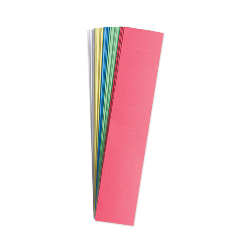 UBRFM1312 - U Brands - Data Card Replacement, 2 x 1, Assorted Colors, 1,000/Pack