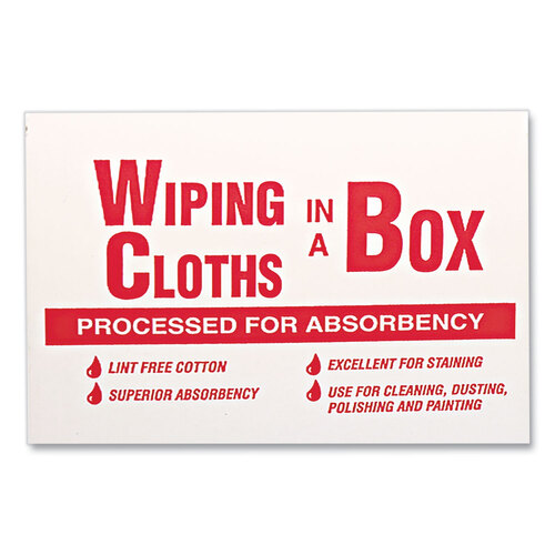 UFSN205CW05 - Unisan - Multipurpose Reusable Wiping Cloths, Cotton, White, 5-Pound Box
