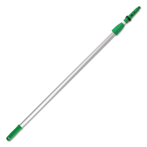 UNGEZ250 - Unger - Opti-Loc Extension Pole, 8 ft, Two Sections, Green/Silver