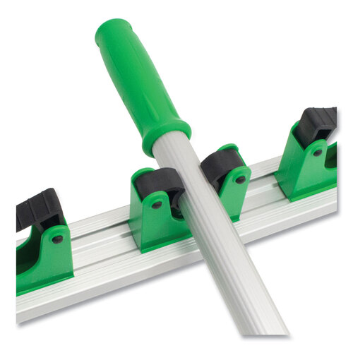 Hang Up Cleaning Holder, 14 x 3.15 x 2.17, Silver/Green Hang Up Cleaning Holder, 14 x 3.15 x 2.17, Silver/Green