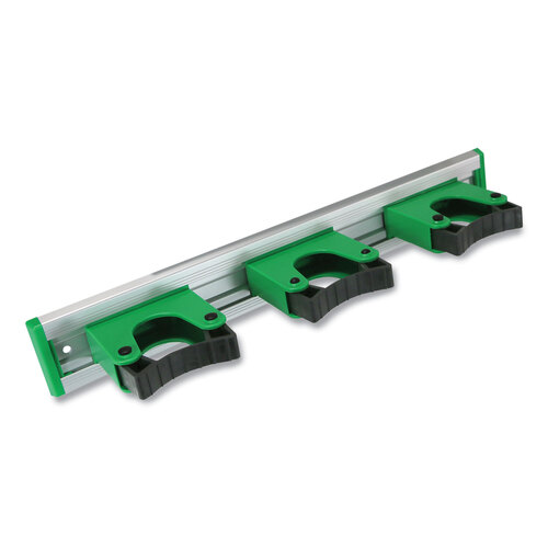 Hang Up Cleaning Holder, 14 x 3.15 x 2.17, Silver/Green Hang Up Cleaning Holder, 14 x 3.15 x 2.17, Silver/Green
