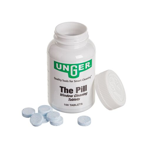 UNGPLBTL - UNGER - Pill Window Cleaning Tablets, 100/Bottle, 12/Carton
