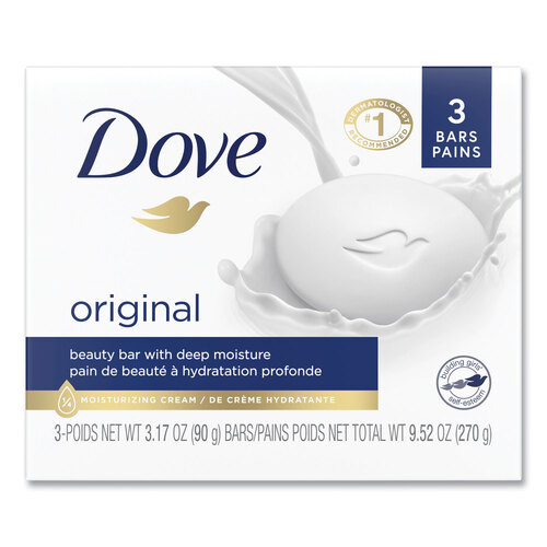 White Beauty Bar, Light Scent, 3.17 oz, 12/Carton White Beauty Bar, Light Scent, 3.17 oz, 12/Carton