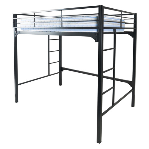 BLAUNI200SQ3980LOFT - Blantex - Blantex University 2" Heavy Duty Steel Loft Bed with Built-in Guardrails & Ladders, 39" x 80"