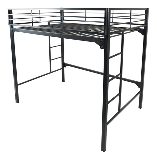 BLAUNI200SQ3980LOFT - Blantex - Blantex University 2" Heavy Duty Steel Loft Bed with Built-in Guardrails & Ladders, 39" x 80"