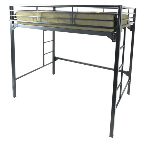 BLAUNI200SQ3980LOFT - Blantex - Blantex University 2" Heavy Duty Steel Loft Bed with Built-in Guardrails & Ladders, 39" x 80"
