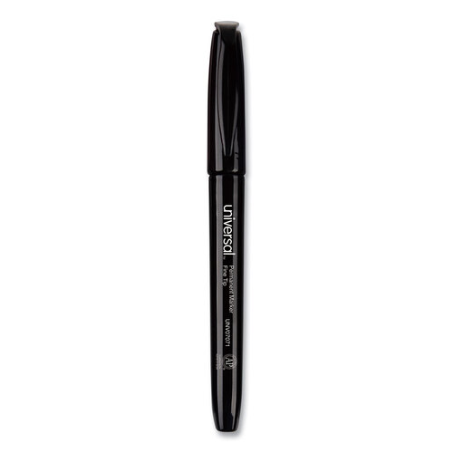 UNV07070 - Universal - Pen-Style Permanent Marker Value Pack, Fine Bullet Tip, Black, 36/Pack