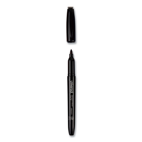 UNV07070 - Universal - Pen-Style Permanent Marker Value Pack, Fine Bullet Tip, Black, 36/Pack